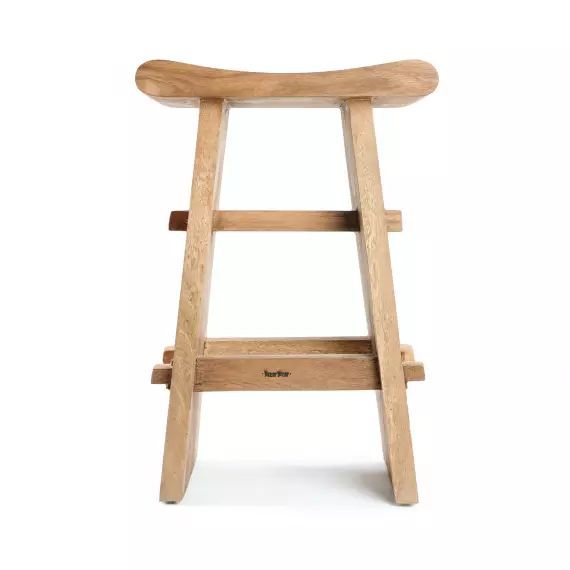 Tabouret De Bar En Bois De Suar Naturel Bazar Bizar Mr Scandinave