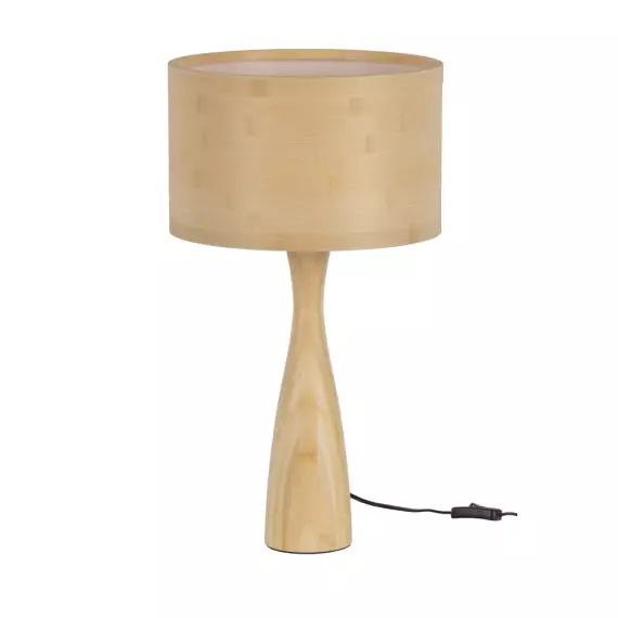 Lampe Poser En Bois Naturel Bepurehome Mr Scandinave