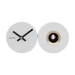 Duo Cuckoo – Horloge design – Couleur – Blanc