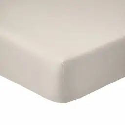Drap Housse coton beige 90×190 cm