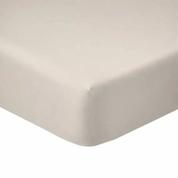 Drap Housse coton beige 90×190 cm