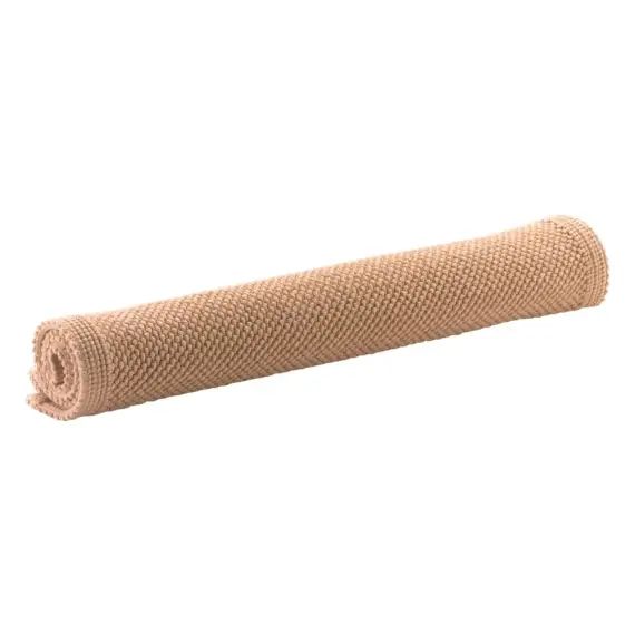 Tapis de bain uni  en coton latte 54 x 64