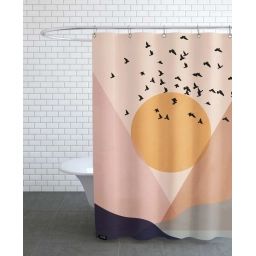 Rideau de douche en polyester en Multicolore/150×200