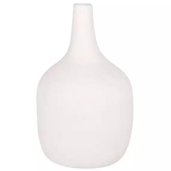 Vase en porcelaine blanc H23