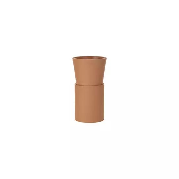 Pot de fleurs Terracotta Pots en Céramique, Terre cuite – Couleur Marron – 23.5 x 23.5 x 41.5 cm – Designer Thélonious Goupil