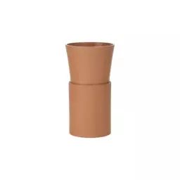 Pot de fleurs Terracotta Pots en Céramique, Terre cuite – Couleur Marron – 23.5 x 23.5 x 41.5 cm – Designer Thélonious Goupil