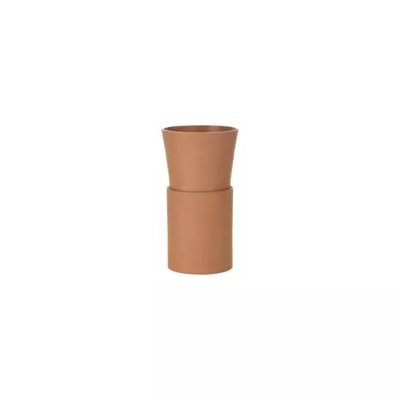 Pot de fleurs Terracotta Pots en Céramique, Terre cuite – Couleur Marron – 23.5 x 23.5 x 41.5 cm – Designer Thélonious Goupil