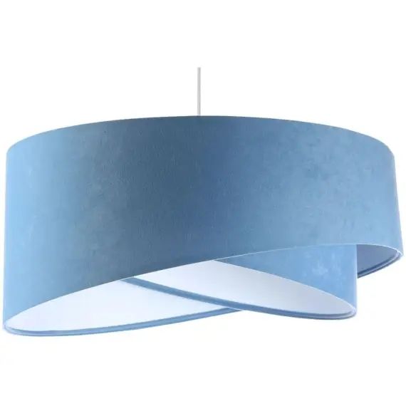 Suspension Tissu Bleu 50x50x105 cm