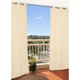 Rideau extérieur beige 135×250