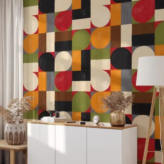 Papier Peint Bauhaus 250×200 cm