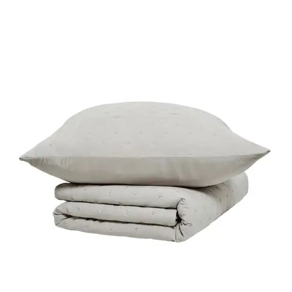 Couvre lit boutis beige 240×260