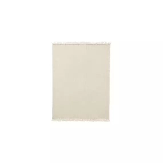Plaid Plaids en Tissu, Soie – Couleur Beige – 130 x 185 x 0.5 cm – Designer Mentze Ottenstein