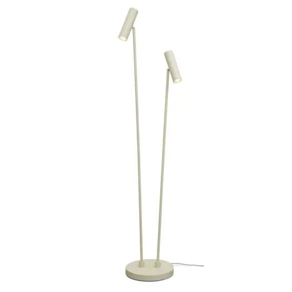 Lampadaire en métal vert clair, h. 162cm