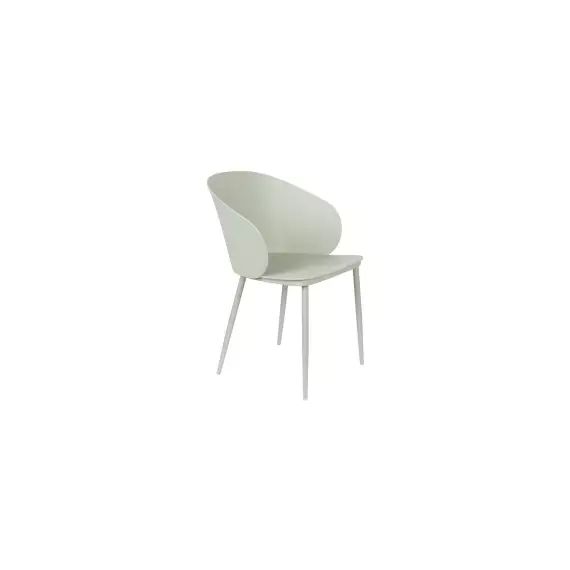 Chaise en polypropylène vert