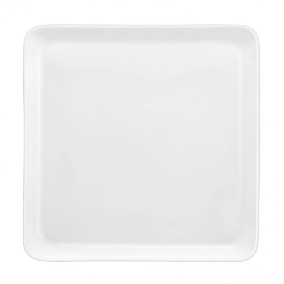 Coffret 6 assiettes plates carrées 25,5×25,5cm