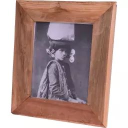 Cadre photo en bois recyclé – 37×32.5×2.5cm