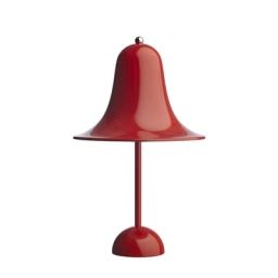 Lampe de table Pantop en Métal, Métal peint – Couleur Rouge – 250 x 34.34 x 38 cm – Designer Verner Panton