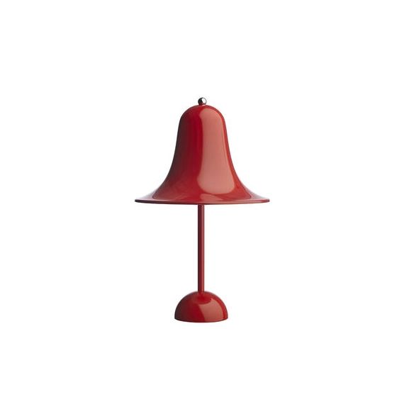 Lampe de table Pantop en Métal, Métal peint – Couleur Rouge – 250 x 34.34 x 38 cm – Designer Verner Panton