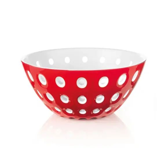 Saladier rouge et blanc 20 cm