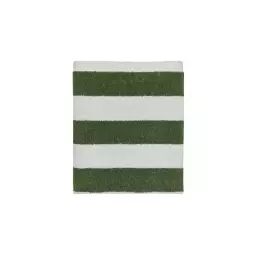 Serviette de bain vert en coton organique H60x40cm