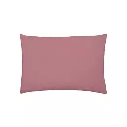 Taie d’oreiller en gaze de coton rose 50×75