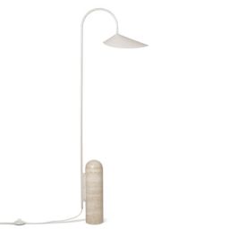 Lampadaire Arum en Métal, Acier laqué époxy – Couleur Blanc – 42 x 60.82 x 136 cm – Designer Trine Andersen