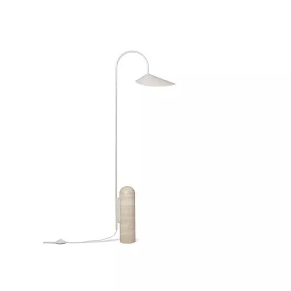 Lampadaire Arum en Métal, Acier laqué époxy – Couleur Blanc – 42 x 60.82 x 136 cm – Designer Trine Andersen