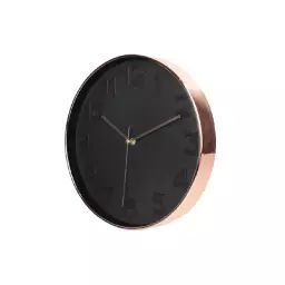 Horloge ronde deco diam. 30,5 cm noir