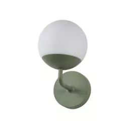 Lampe connectée Mooon en Verre, Aluminium – Couleur Vert – 24.99 x 24.99 x 24.99 cm – Designer Tristan Lohner