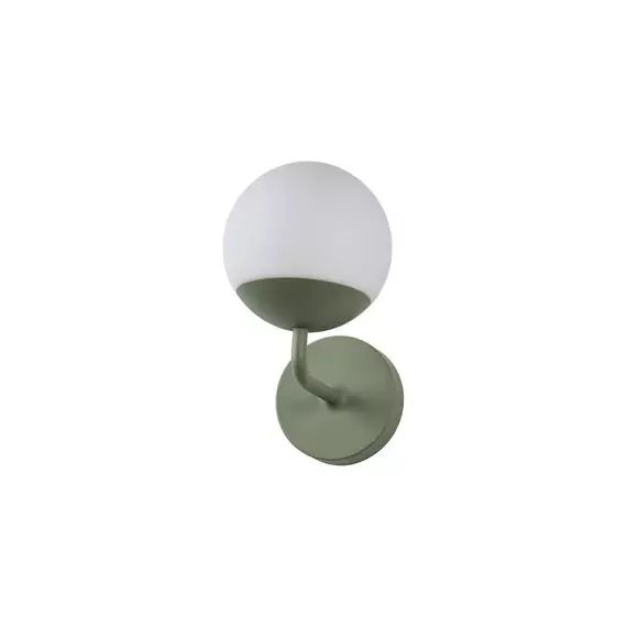 Lampe connectée Mooon en Verre, Aluminium – Couleur Vert – 24.99 x 24.99 x 24.99 cm – Designer Tristan Lohner
