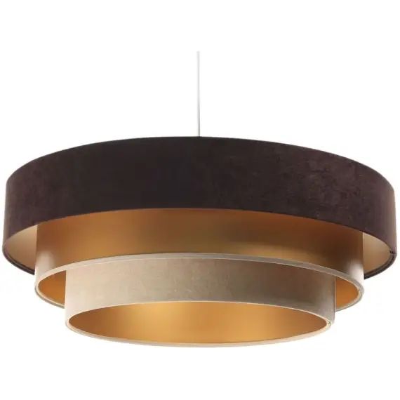 Suspension Tissu Marron 60x60x25 cm