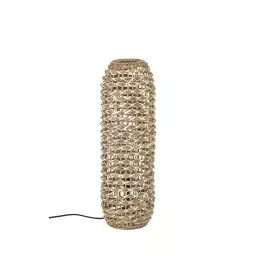 Rota – Lampadaire en fibre naturelle H70cm – Couleur – Naturel