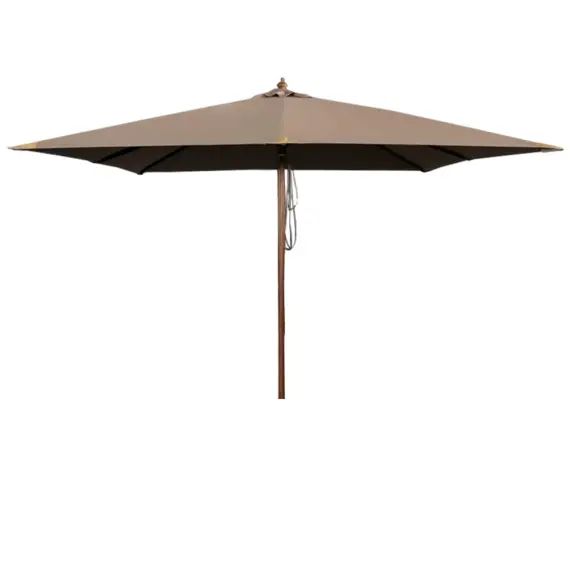 Parasol droit 3×3 m taupe
