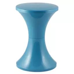 Tabouret Tabouret Tam Tam en Plastique, Polypropylène – Couleur Bleu – 32 x 32 x 45 cm – Designer Henry Massonnet