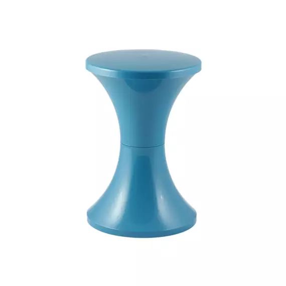 Tabouret Tabouret Tam Tam en Plastique, Polypropylène – Couleur Bleu – 32 x 32 x 45 cm – Designer Henry Massonnet
