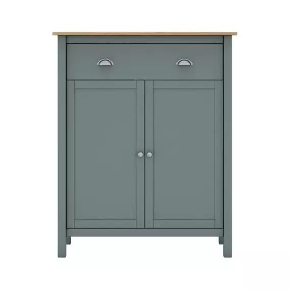 Buffet parisien MISTI kaki imitation chêne