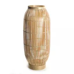 Lampe en bambou naturel h.70 cm