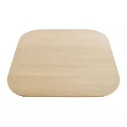 Plateau de table effet chêne 4 personnes L90 Blackly