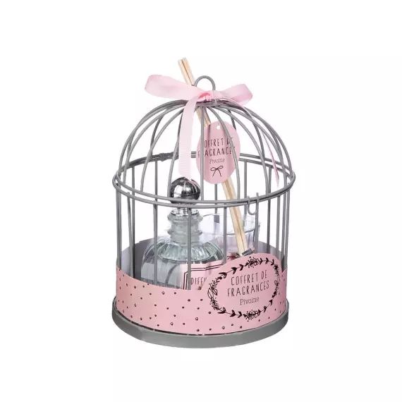 Coffret cage avec diffuseur et bougie Instants volés » – Atmosphera »