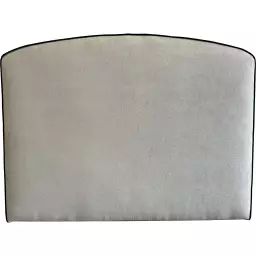 Tête de lit en tissu beige 145 cm