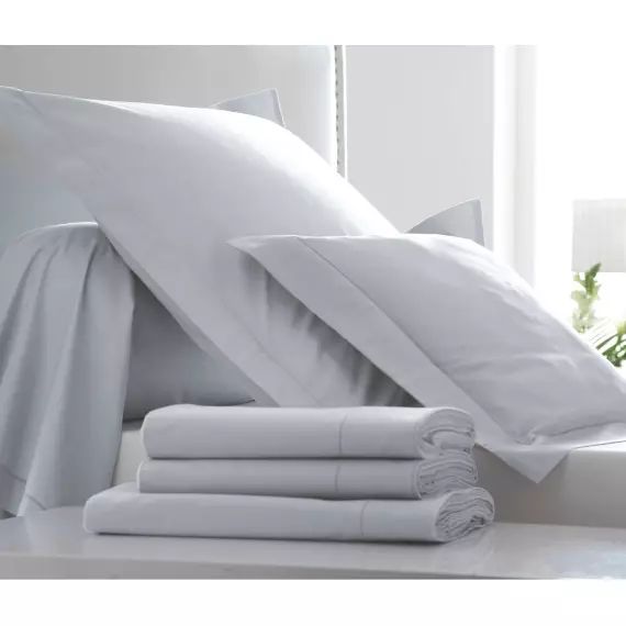 Drap housse Percale Easy BLANC DES VOSGES