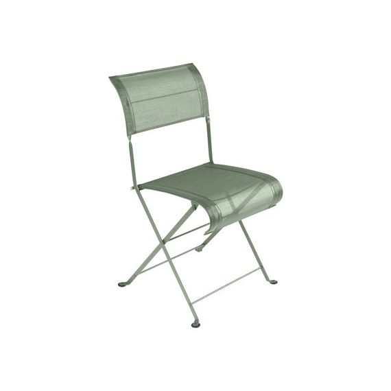 Chaise pliante Dune en Métal, Acier laqué – Couleur Vert – 67.82 x 45.5 x 84 cm – Designer Pascal Mourgue