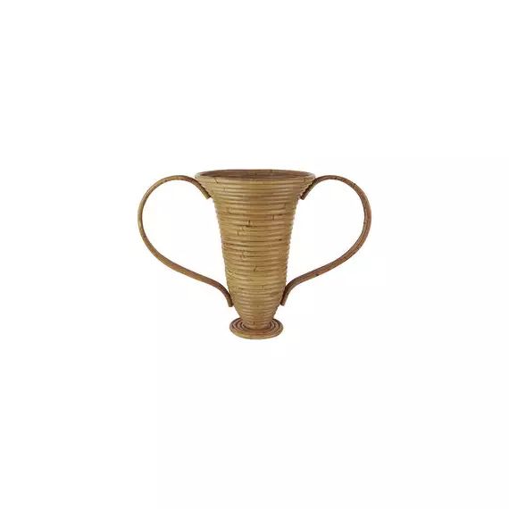 Vase Vases en Fibre végétale, Rotin – Couleur Marron – 42.5 x 21.5 x 30 cm