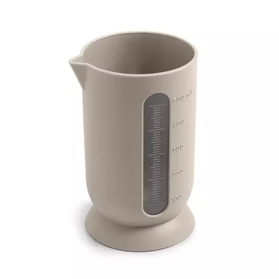 Pichet gradué en polypropylène gris opaque 0,5 litre