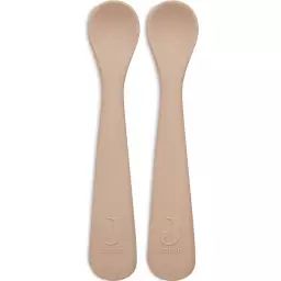 Lot de 2 cuillères en silicone Pale Pink