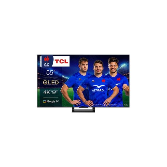 TV LED Tcl QLED 55C735 139.7 cm 4K Ultra HD 144 Hz avec Google TV et Game Master Pro