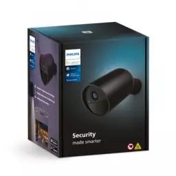 Caméra de surveillance PHILIPS HUE Secure sans fil int/ext Noire