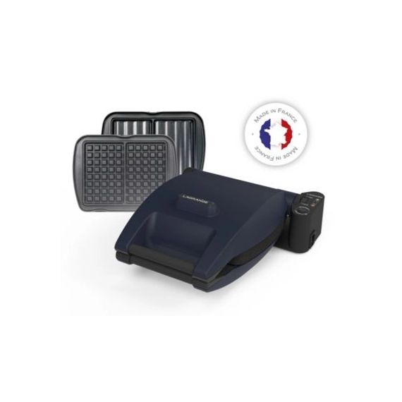 Gaufrier, croque monsieur LAGRANGE premium gaufres bleu abysse G + CM