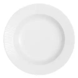 Assiette creuse Legio Nova en Céramique, Porcelaine – Couleur Blanc – 25.5 x 25.5 x 4.4 cm – Designer Ole Palsby