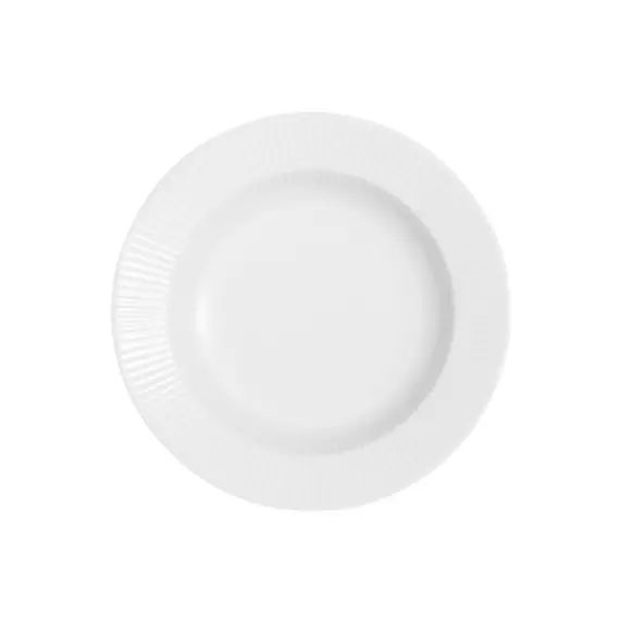 Assiette creuse Legio Nova en Céramique, Porcelaine – Couleur Blanc – 25.5 x 25.5 x 4.4 cm – Designer Ole Palsby